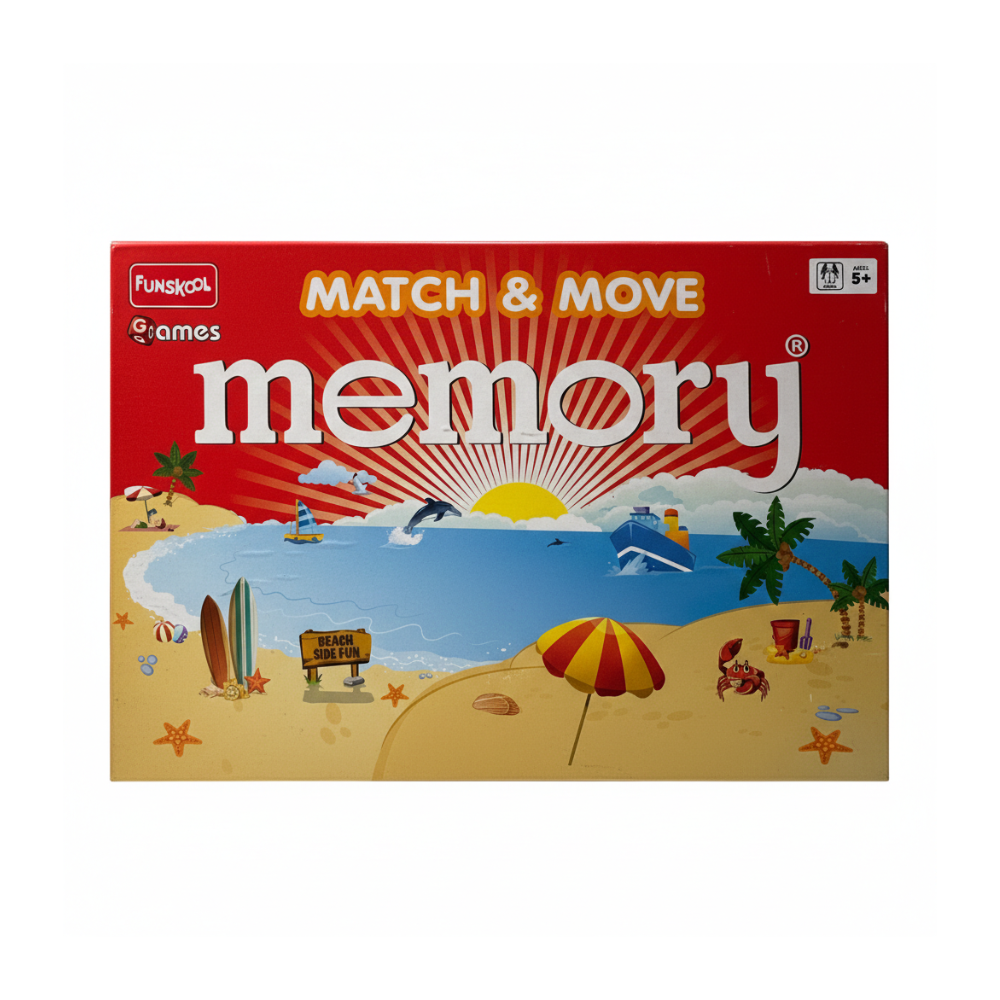 Funskool Memory Match&Move For 5+ years,Multicolor