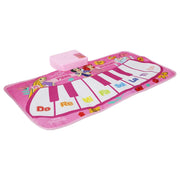 Kriiddaank Princess Portable Piano Music Mat for Kids | 8 Keys & Interactive Sounds Roll Up Floor Mat | Educational Musical Toy|Birthday Gift for Girls 3+ Years | Lightweight & Foldable Playmat