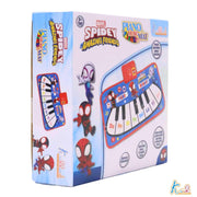 Kriiddaank Floor Piano Mat for Kids & Toddlers | Baby Playing Mat with Music 11 Keys | Musical Toy Gift for Boys & Girls Age for 1 6 | Engaging Keyboard for Toddlers (Spider Man)