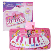 Kriiddaank Princess Portable Piano Music Mat for Kids | 8 Keys & Interactive Sounds Roll Up Floor Mat | Educational Musical Toy|Birthday Gift for Girls 3+ Years | Lightweight & Foldable Playmat