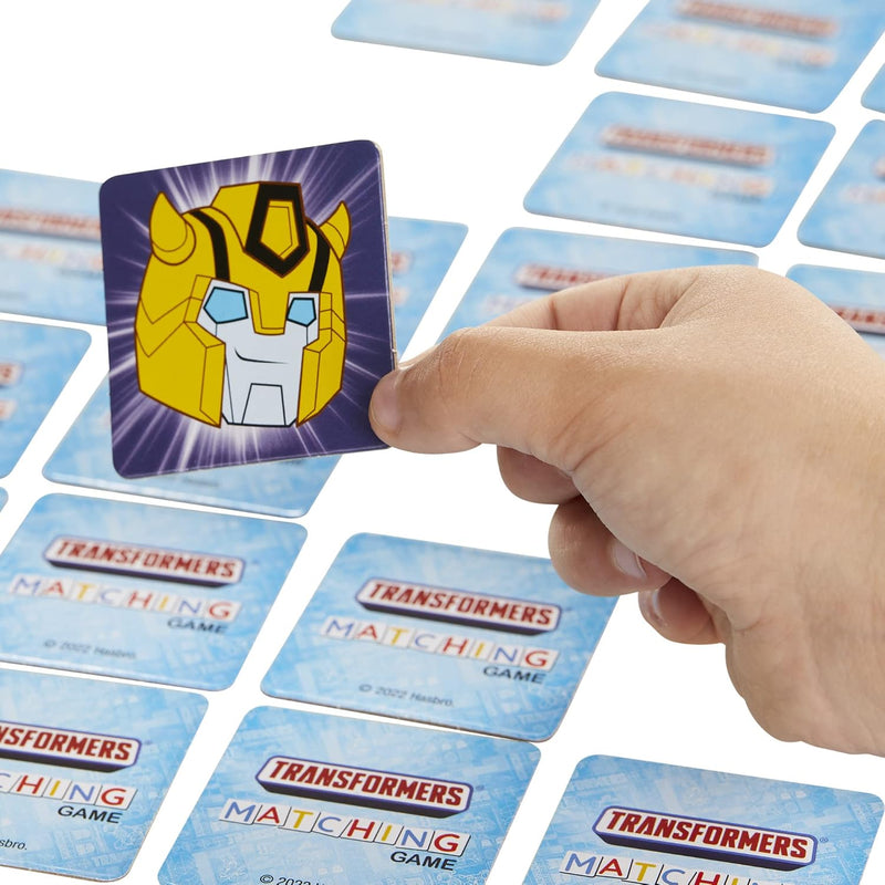 Hasbro Gaming Transformers Matching Game for Kids Ages 3 and Up, Fun Preschool Game for 1+ Players