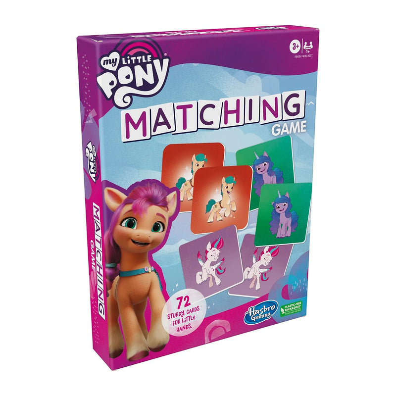 Hasbro Gaming My Little Pony Matching Game for Kids Ages 3 and Up, Fun Preschool Game for 1+ Players