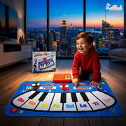 Kriiddaank Floor Piano Mat for Kids & Toddlers | Baby Playing Mat with Music 11 Keys | Musical Toy Gift for Boys & Girls Age for 1 6 | Engaging Keyboard for Toddlers (Spider Man)