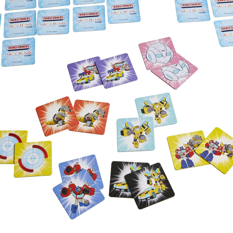 Hasbro Gaming Transformers Matching Game for Kids Ages 3 and Up, Fun Preschool Game for 1+ Players