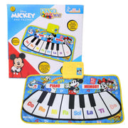 Kriiddaank Disney Mickey Mouse Piano Interactive Musical Floor Mat with 8 Piano Keys & 3 Function Keys, Portable Educational Learning Toy|Birthday Gift for Toddlers and Kids Ages 3+