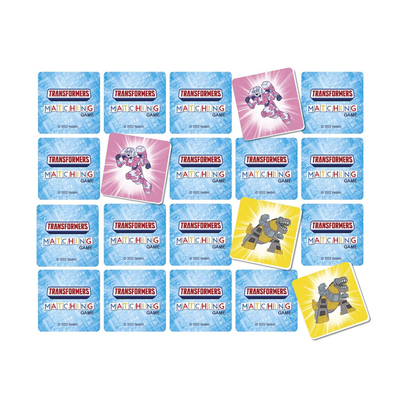 Hasbro Gaming Transformers Matching Game for Kids Ages 3 and Up, Fun Preschool Game for 1+ Players