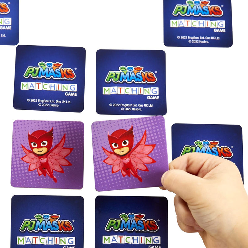 PJ Masks Hasbro Gaming Matching Game for Kids Ages 3&Up,Fun Preschool Game for 1+ Players,Multicolor