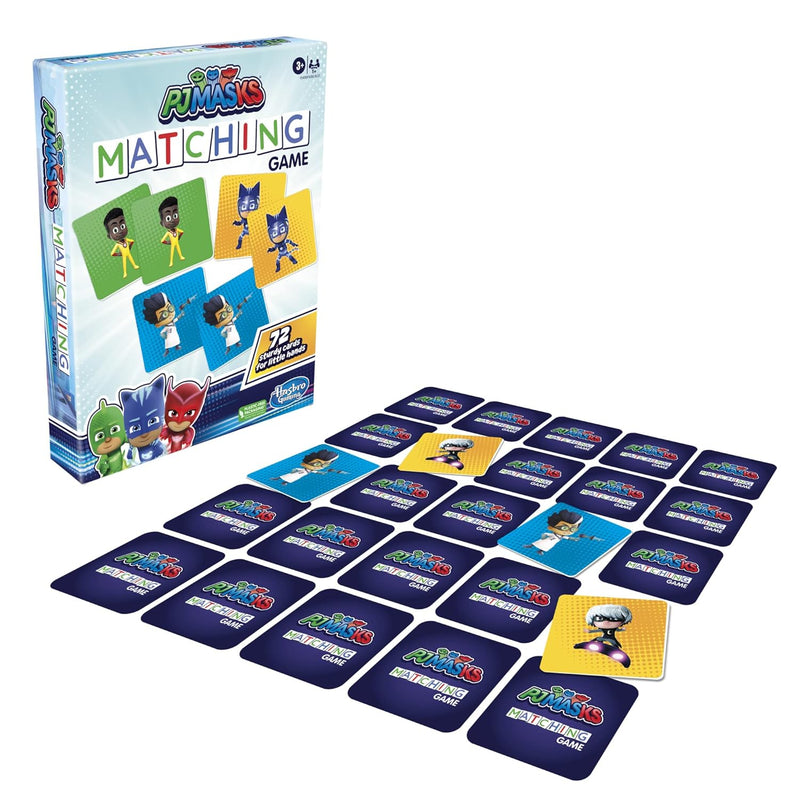PJ Masks Hasbro Gaming Matching Game for Kids Ages 3&Up,Fun Preschool Game for 1+ Players,Multicolor