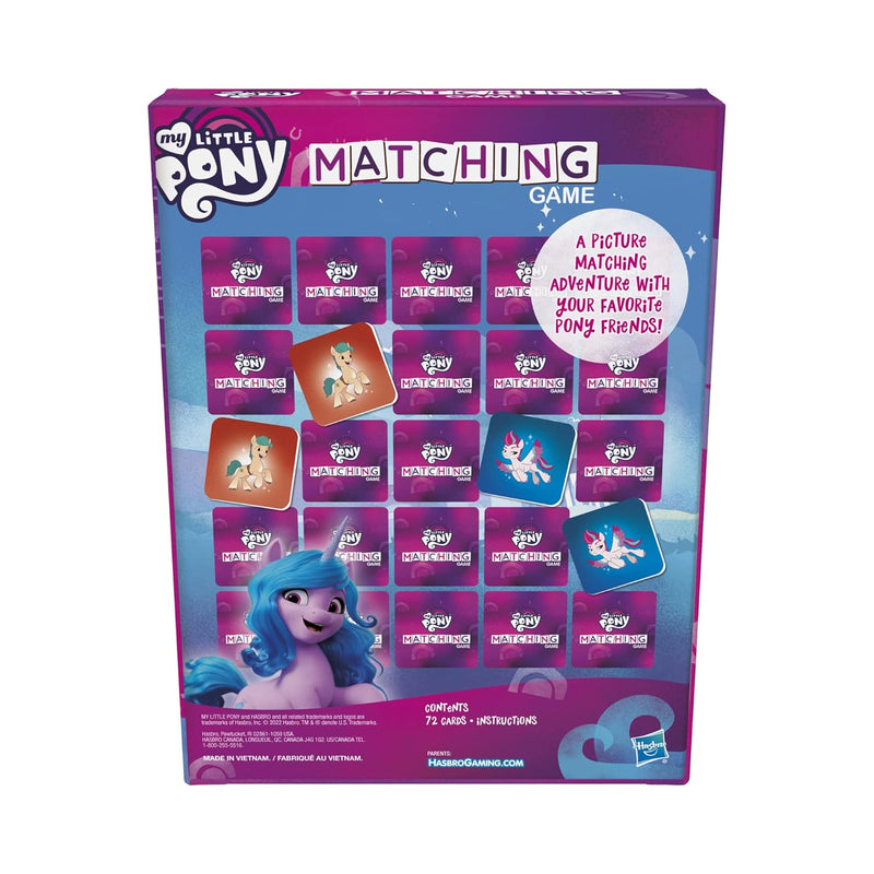 Hasbro Gaming My Little Pony Matching Game for Kids Ages 3 and Up, Fun Preschool Game for 1+ Players