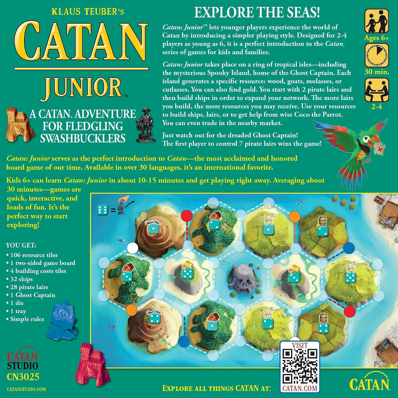 Catan Mayfair Games Kid Wood Catan: Junior, Multicolor