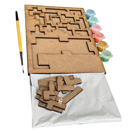 House Of Art | Cat Puzzle DIY Painting Kit (4 Pieces)