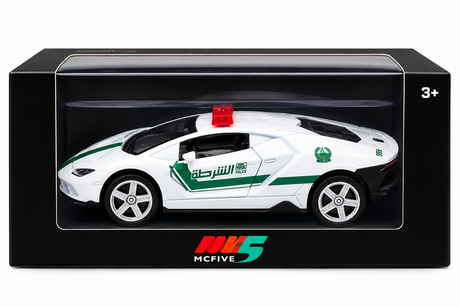 McFive White Sports Car