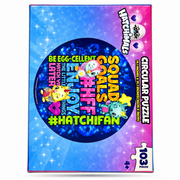 Hatchimals Squads Egg-Cellent Things Circular Jigsaw Puzzle – 103 Pieces