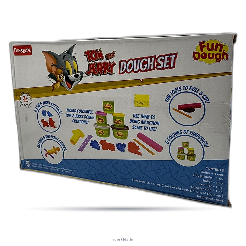Funskool Tom and Jerry Dough Set – Creative Dough Activity Kit