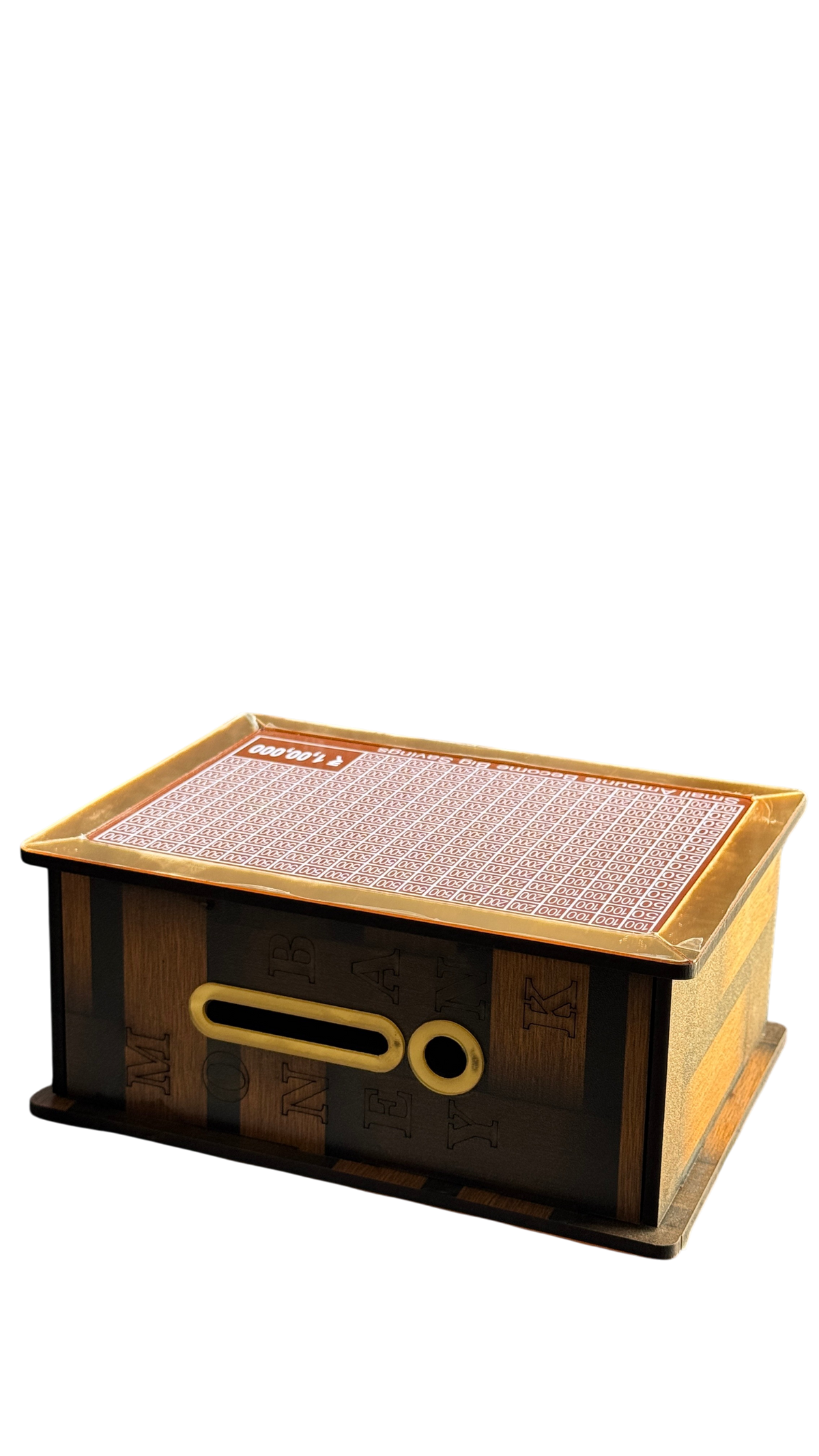 100 Envelopes Savings Challenge Wooden Piggy Bank Frame