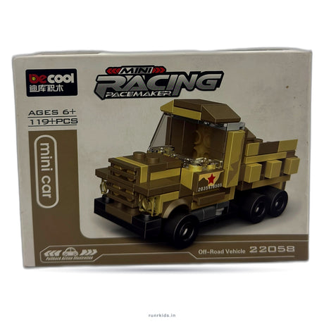 Mini Racing – Military Cargo Truck Toy