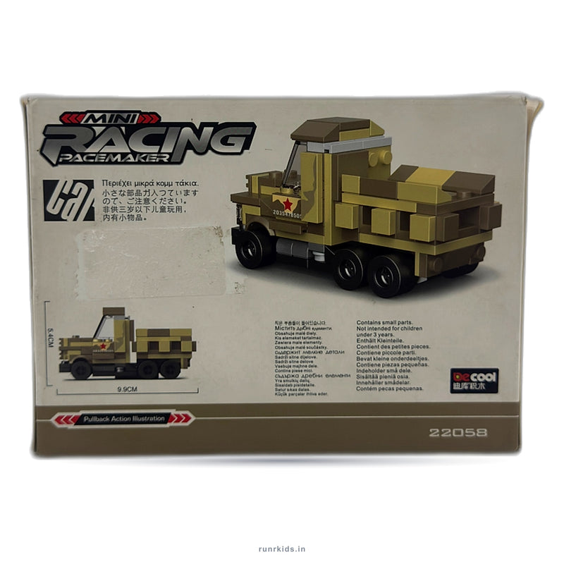 Mini Racing – Military Cargo Truck Toy