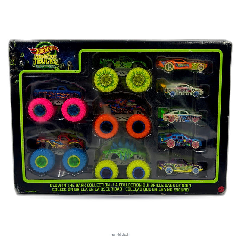 Hot Wheels Monster Trucks – Glow in the Dark Collection