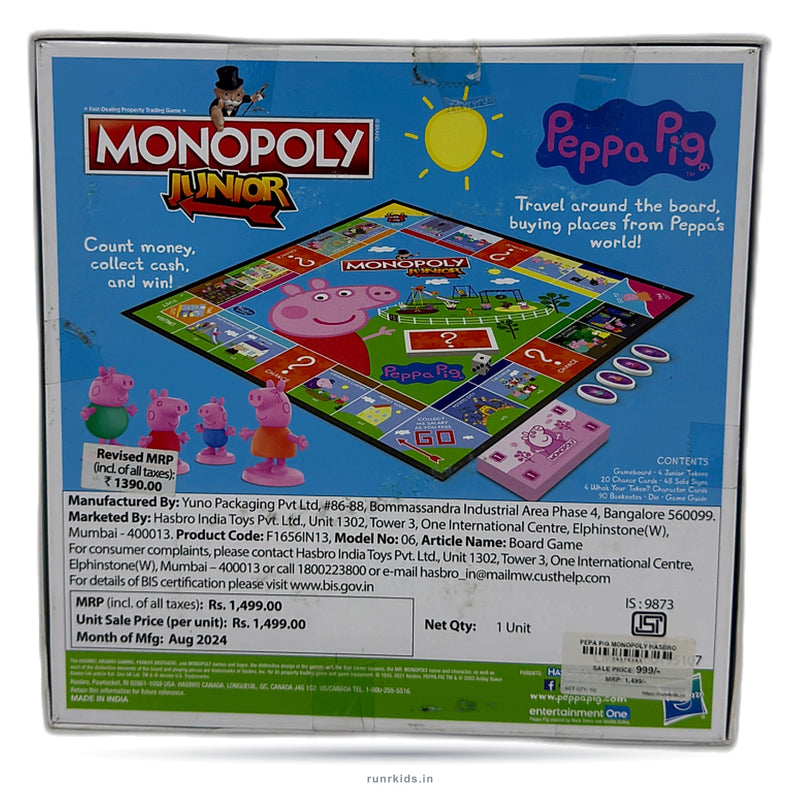 Monopoly Junior Peppa Pig