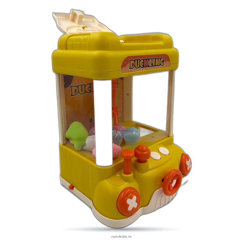 Catcher Claw Machine Arcade Game, Electronic Small Toys, Mini Vending Machine, Arcade Candy Capsule Claw Game Prizes Toy for Kids
