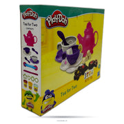 Play Doh Tea for Two Playset for Kids 3 Years and above with 3 Non Toxic Colors Multicolor (10 Pieces) Sweet Treats Playset for Kids