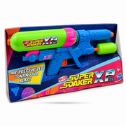 NERF Super Soaker XP35 Water Blaster Toy – Air-Pressurized Continuous Blast, Blue, Green and Pink, Ages 6+