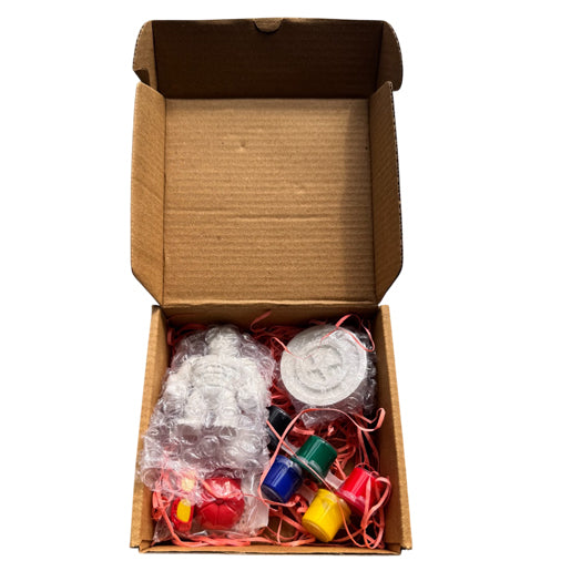 Runr Kids Creations Art & Craft Painting Kit with Fridge Magnets | DIY Plaster of Paris musical instrument Set with Paints&Brush fridget magnet | Creative Indoor Activity Kit for Boys&Girls