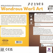 TOYKRAFTT Indian Art Forms Kits, Warli Art Painting Kit & Craft Kit for Girls 9 12, DIY Traditional Toys for Kids 9 10 Years Old Boys, 11 Year Girl Gift