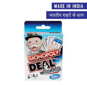 Monopoly Deal Card Game in Hindi Multicolor ForKids Teens Adults Ages 8 and Up