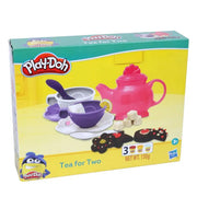 Play Doh Tea for Two Playset for Kids 3 Years and Up with 3 Non Toxic Colors Multicolor (10 Pieces) | Sweet Treats Playset for Kids