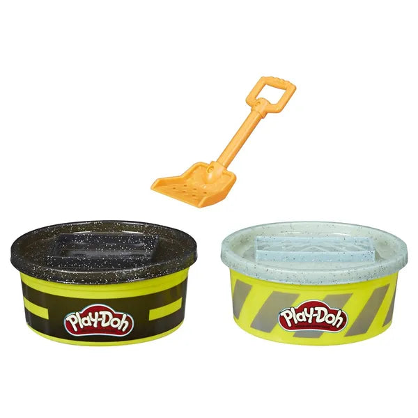 Play Doh Wheels Gravel Yard Construction Toy With Non Toxic Pavement Buildin' Compound Plus 3 Additional Colors,Multicolor