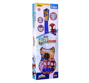 Spiderman Theme Toy Guitar for Kids Lightweight & Durable Educational Musical Instrument for Toddlers Blue Disney Character Guitar| Birthday Gift for Kids Ages 3+