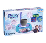 Frozen Theme Pottery Wheel Kit for Kids Elsa & Anna Clay Art & Craft Set with 800g Clay,6 Acrylic Paints & Sculpting Tools Educational DIY Pottery Making Toy for Girls Age 8+