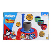 Mickey Kids Pottery Wheel Battery Operated With Molding Clay & Painting Kit Set Learning And Education Multicolor Board Game Toys For Kids (Mickey)
