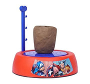Avengers Theme Pottery Wheel Superhero Clay Art & Craft Kit for Kids 8+ | DIY Pottery Studio with 800g Clay, Paints & Tools |Educational & Creative Birthday Gift | Non Toxic & Safe