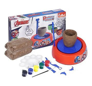 Avengers Theme Pottery Wheel Superhero Clay Art & Craft Kit for Kids 8+ | DIY Pottery Studio with 800g Clay, Paints & Tools |Educational & Creative Birthday Gift | Non Toxic & Safe