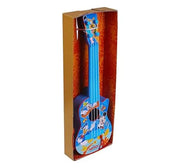 Disney Mickey Mouse Small Guitar for Kids 4 String Toy Musical Instrument with Adjustable Tension, Fingerstyle Tab & Pick Portable, Safe & Educational Gift for Boys & Girls Ages 3+