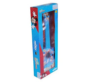Disney Mickey Mouse Small Guitar for Kids 4 String Toy Musical Instrument with Adjustable Tension, Fingerstyle Tab & Pick Portable, Safe & Educational Gift for Boys & Girls Ages 3+