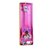 Kriiddaank Minnie Kids Guitar (Big) Fun & Easy to Play Pink Toy Guitar with Adjustable String Tensions, Fingerstyle Tab & Pick, Lightweight Musical Instrument for Toddlers