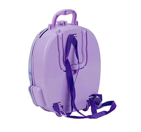 Kriiddaank Frozen Doctor Kit Backpack for Kids 8 Piece Pretend Play Medical Set with Light & Sound Stethoscope, Educational Role Play Toy|Ideal Birthday Gift for Girls and Boys Ages 3+, Turkish Blue