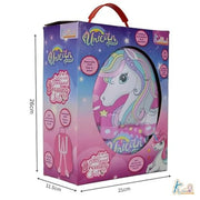 Kriiddaank Unicorn 2-in-1 Backpack Kitchen Set for Kids | Pretend Play Educational Toy with Kitchen Accessories | Fun & Learning Toy for Boys & Girls (Multicolor)