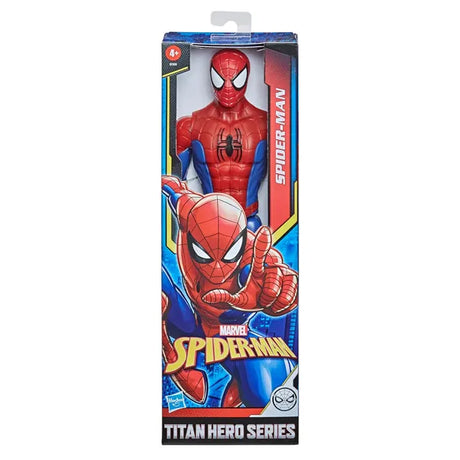 Marvel Avengers Titan Hero Series Spiderman Blue Action Figure 12-Inch Toy For Kids Ages 4 And Up