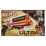 Nerf Ultra Four Dart Blaster 4 Ultra Darts, Single Shot Blasting, Compatible Only with Ultra Darts (Multicolour)