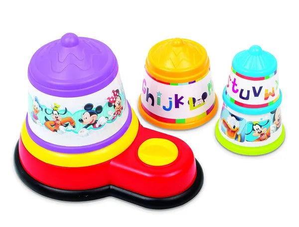 Giggles Disneys Musical Fun Fair,Multicolour Musical Stacking Toy, Helps to Sort,Stack and Nest,12 Months&Above,Infant and Preschool Toys Pack of 1 Piece