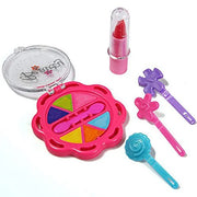 Chanak Beauty Pretend Suitcase Play Makeup Accessories Girl's Kit Toy Set  Pink
