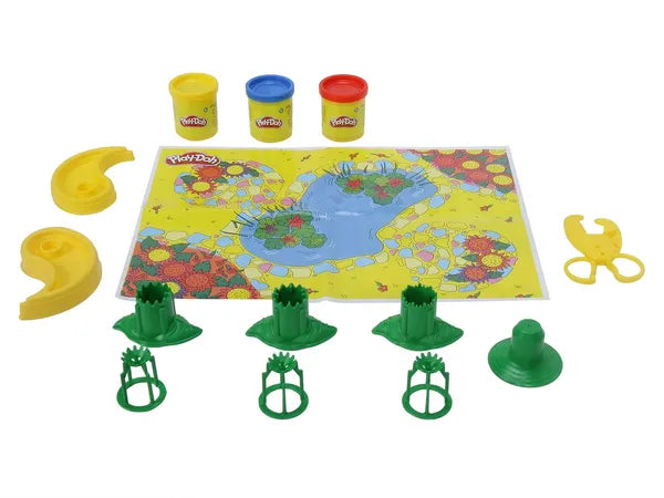 PLAY DOH Flower Maker Toy for Kids 3 Years and Up with 3 Non Toxic Colors