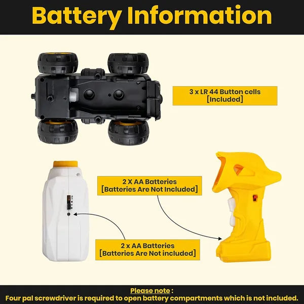 3 In 1 Diy Take Apart Toy Trucks Excavator Cement Mixer Dump Truck Assembly Construction Vehicles With 2 In 1 Controller Remote Control Electric Screw Driver For Children Above 3 Years
