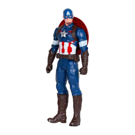 Avengers Titan Hero Series Collectible 12 Inch Captain America Action Figure, Toy for Ages 4 and Up