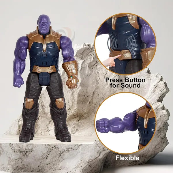 Marvel Infinity War Titan Hero Series Thanos with Titan Hero Power FX Port (Multi Color)