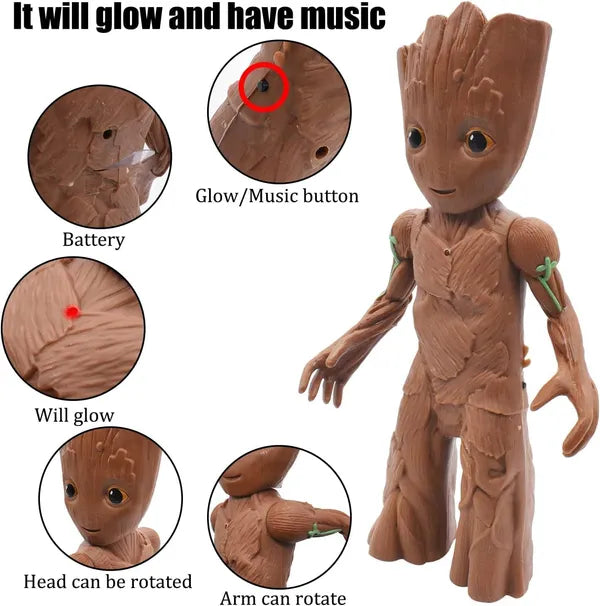 Superhero Action Figure Toys Kids Toys Hollywood Characters Set Groot